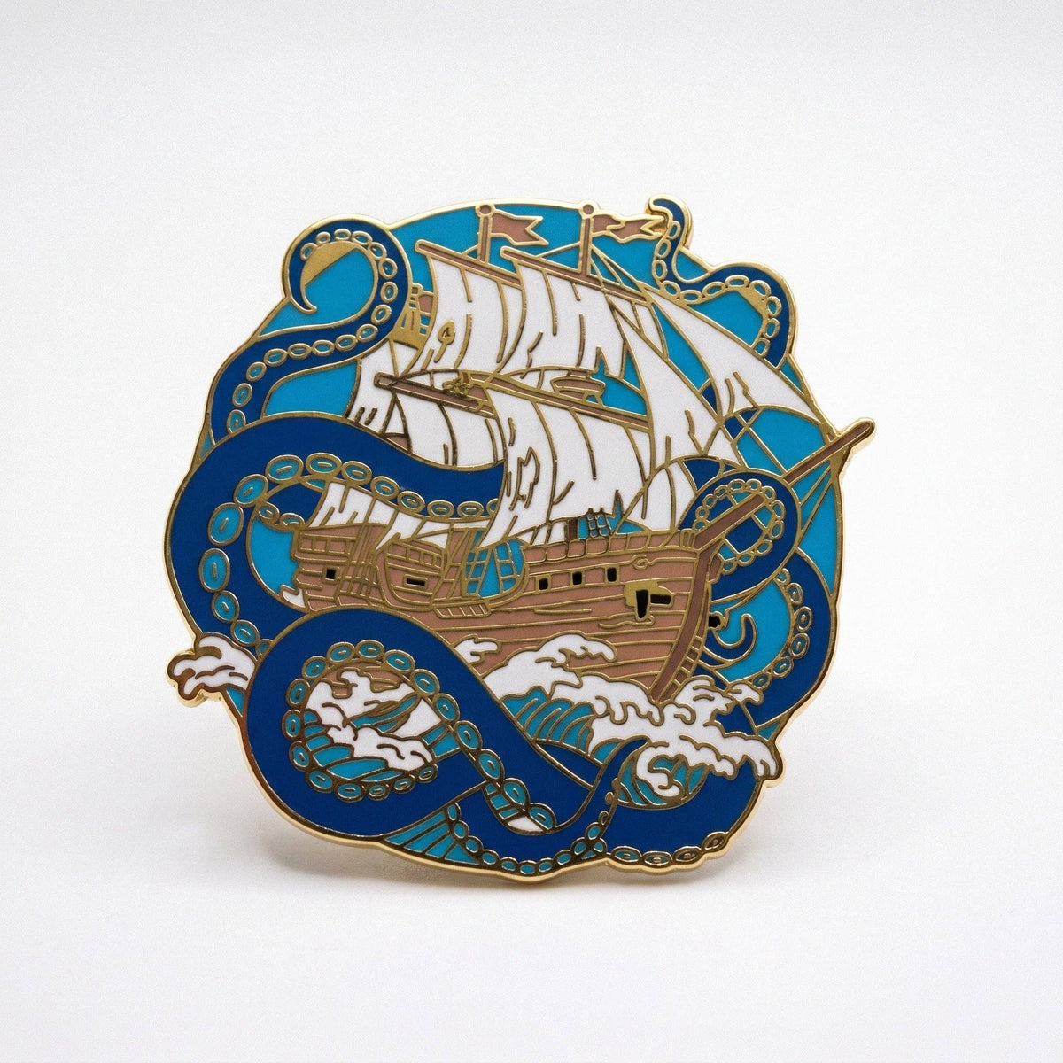 Kraken Ship Pin