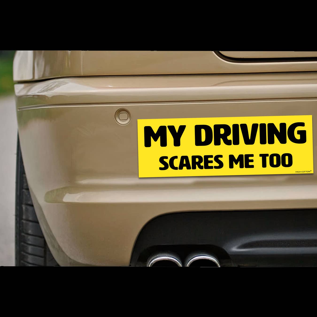 My driving scares me too magnet