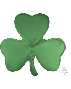 29" Satin Emerald Shamrock Balloon