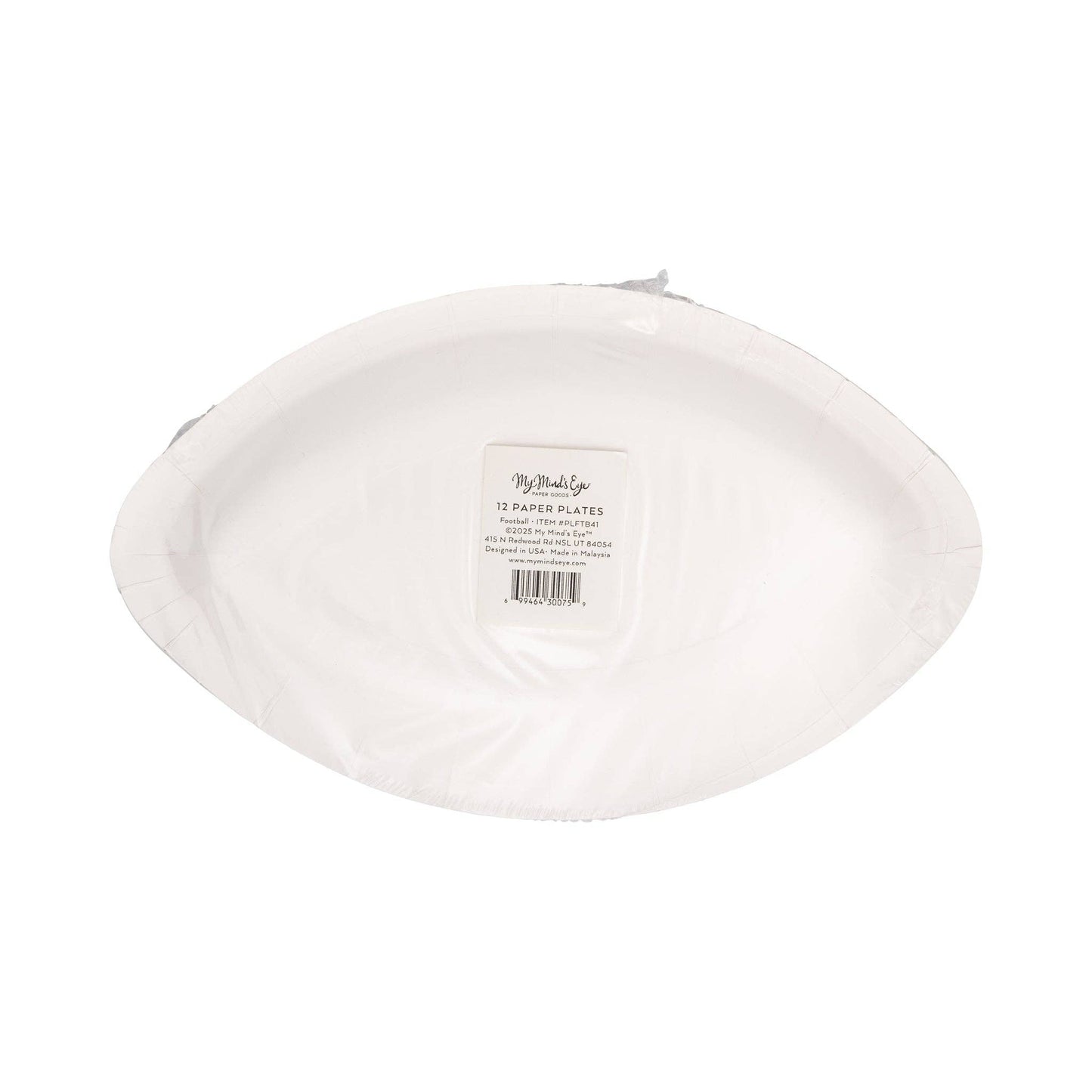 Football Shaped Plate