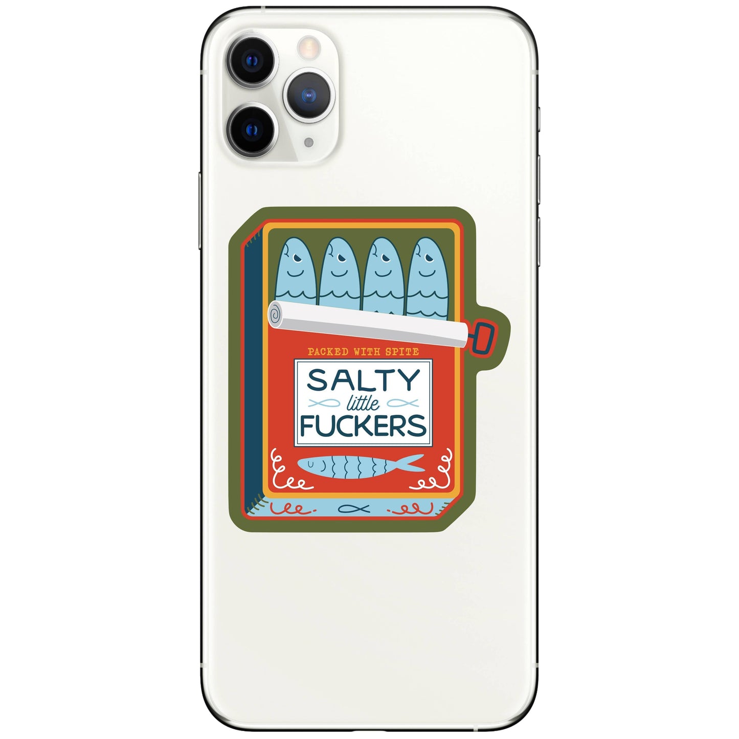 Salty Little Fuckers Sardines Sticker