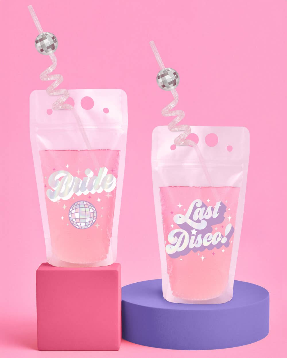 Last Disco Bachelorette Drinkwear, Bride Supplies, Decor