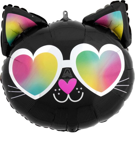17" Cool Kitty Balloon - 2 sided