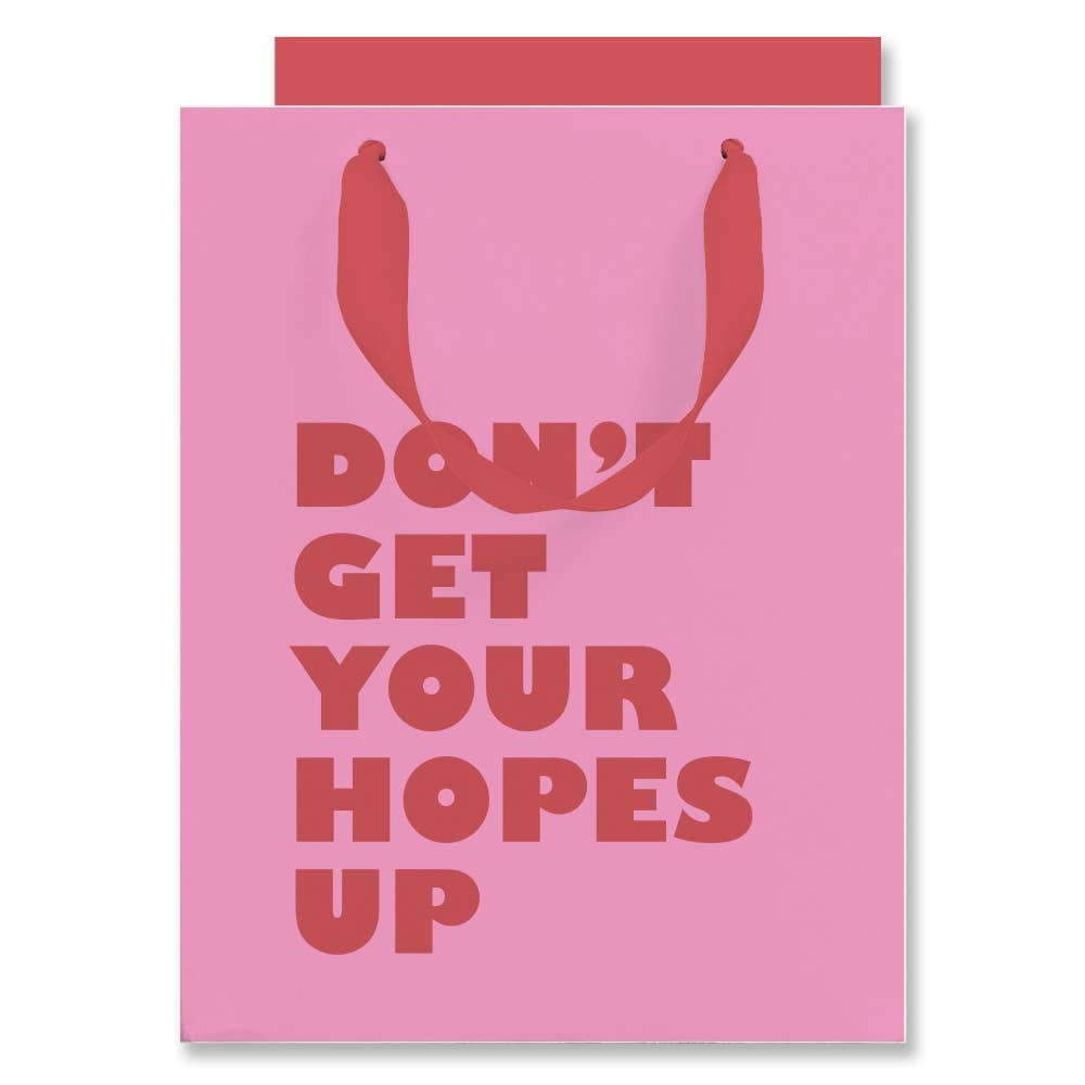 Gift Bag with Tissue | Don't Get Your Hopes Up