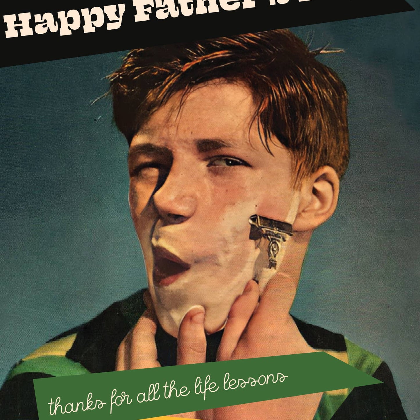 DAD LESSONS father's day card