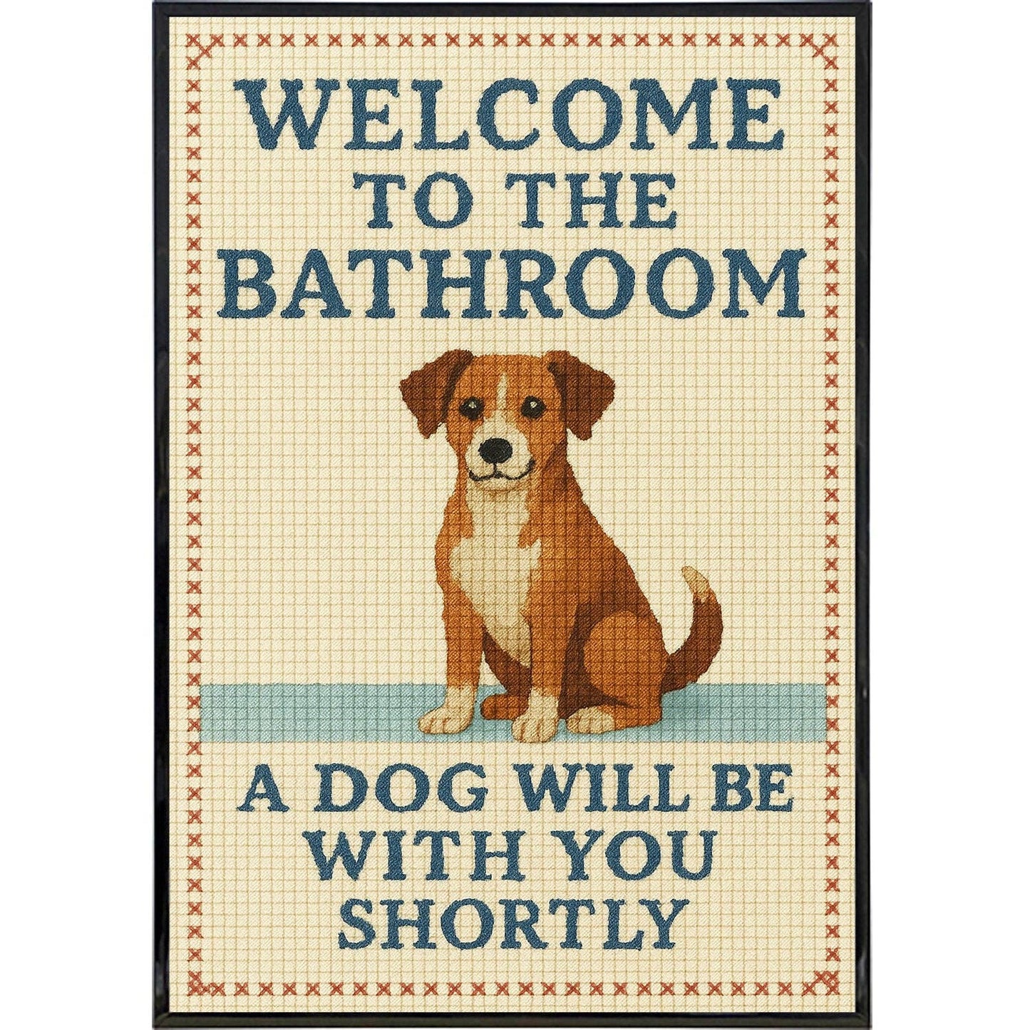 A Dog Will Be With You Shortly Poster Print: Print Only