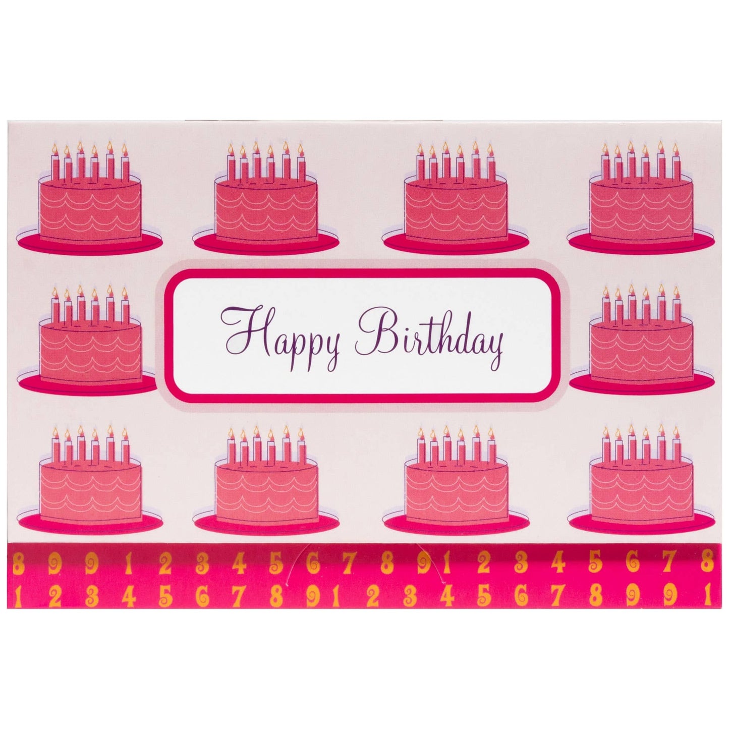 Cakes Happy Birthday Gift Card Holder