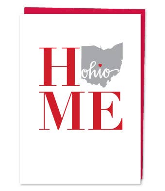 Home Ohio Greeting Card