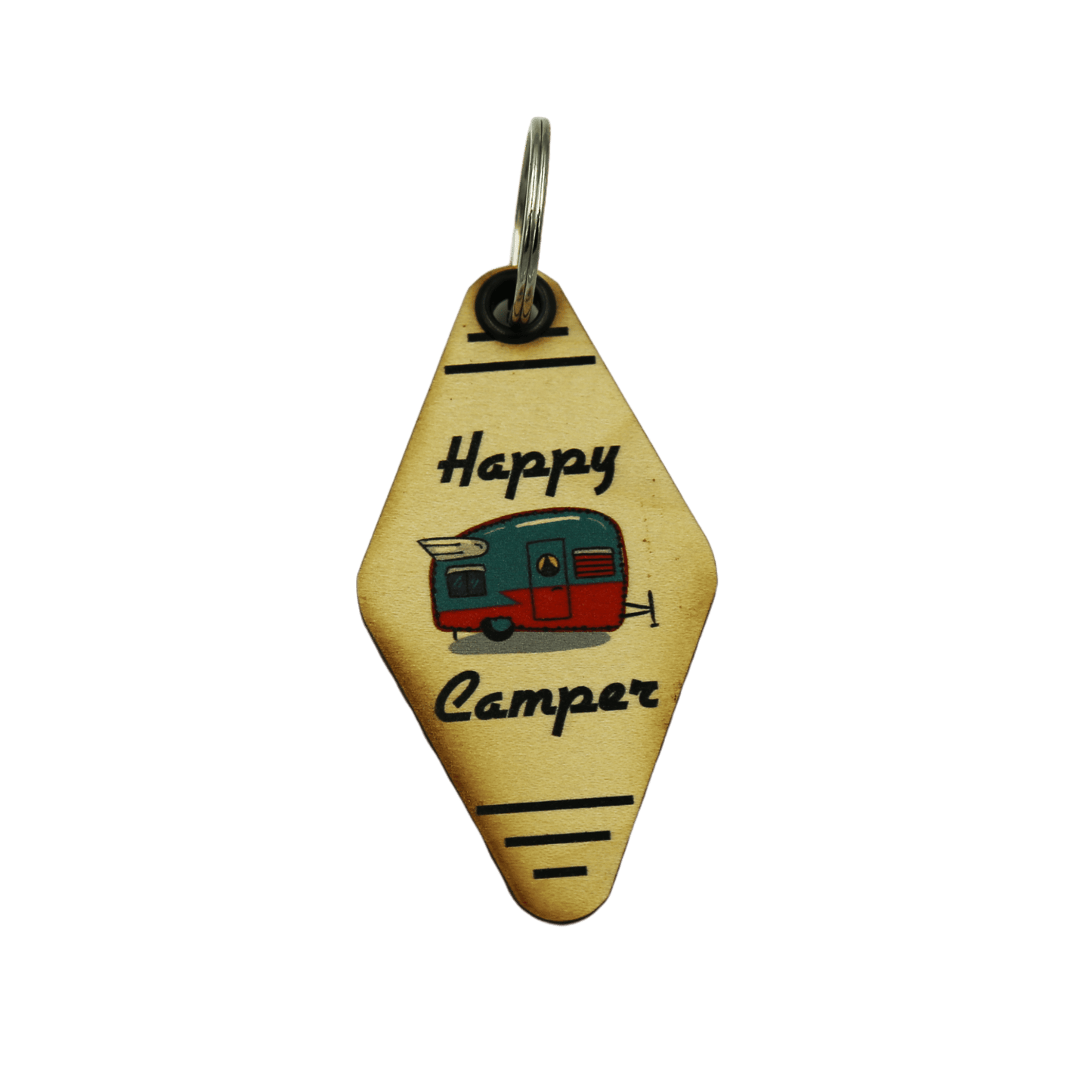 Happy Camper Keychain