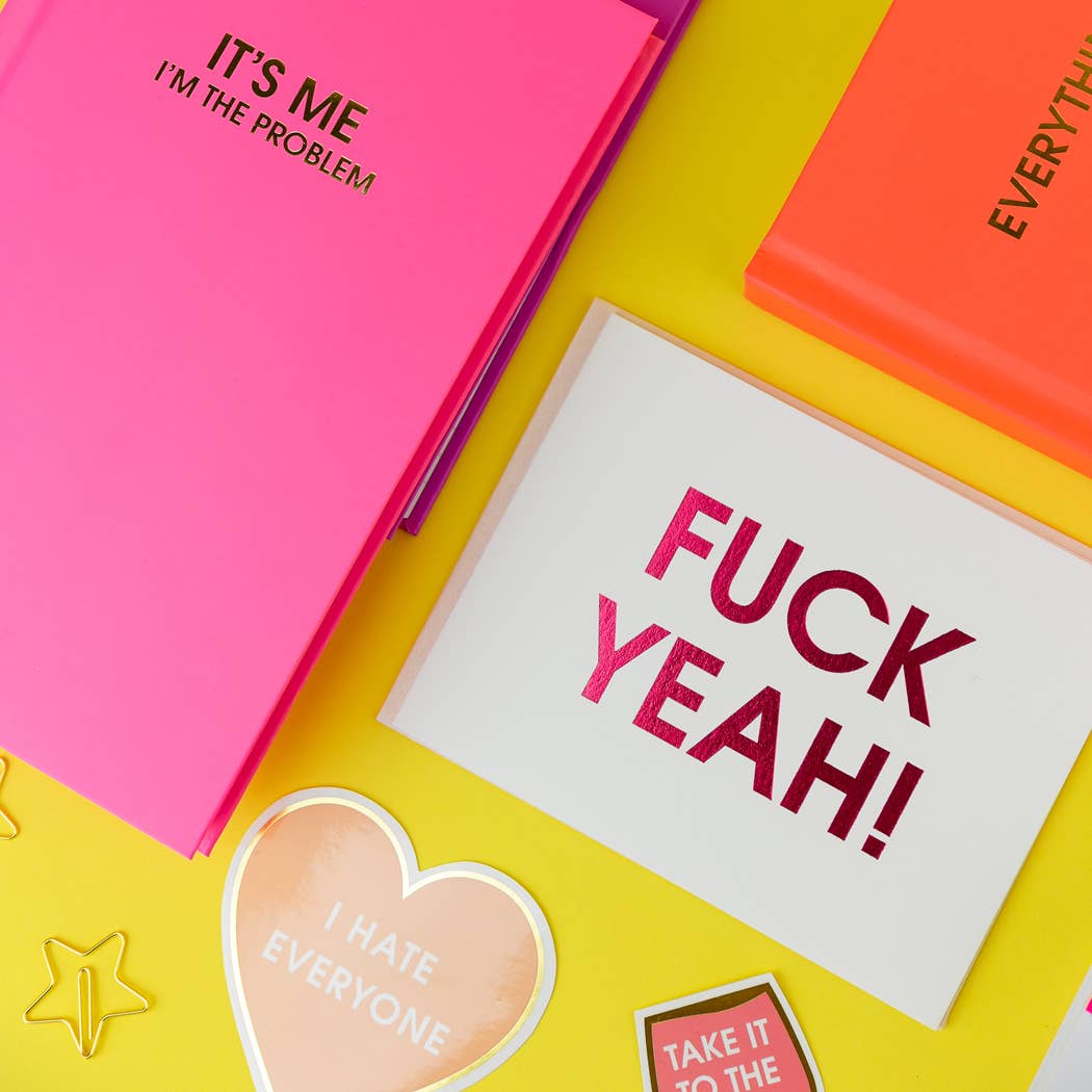 Fuck Yeah - Congratulations | Encouragement - Foil Card