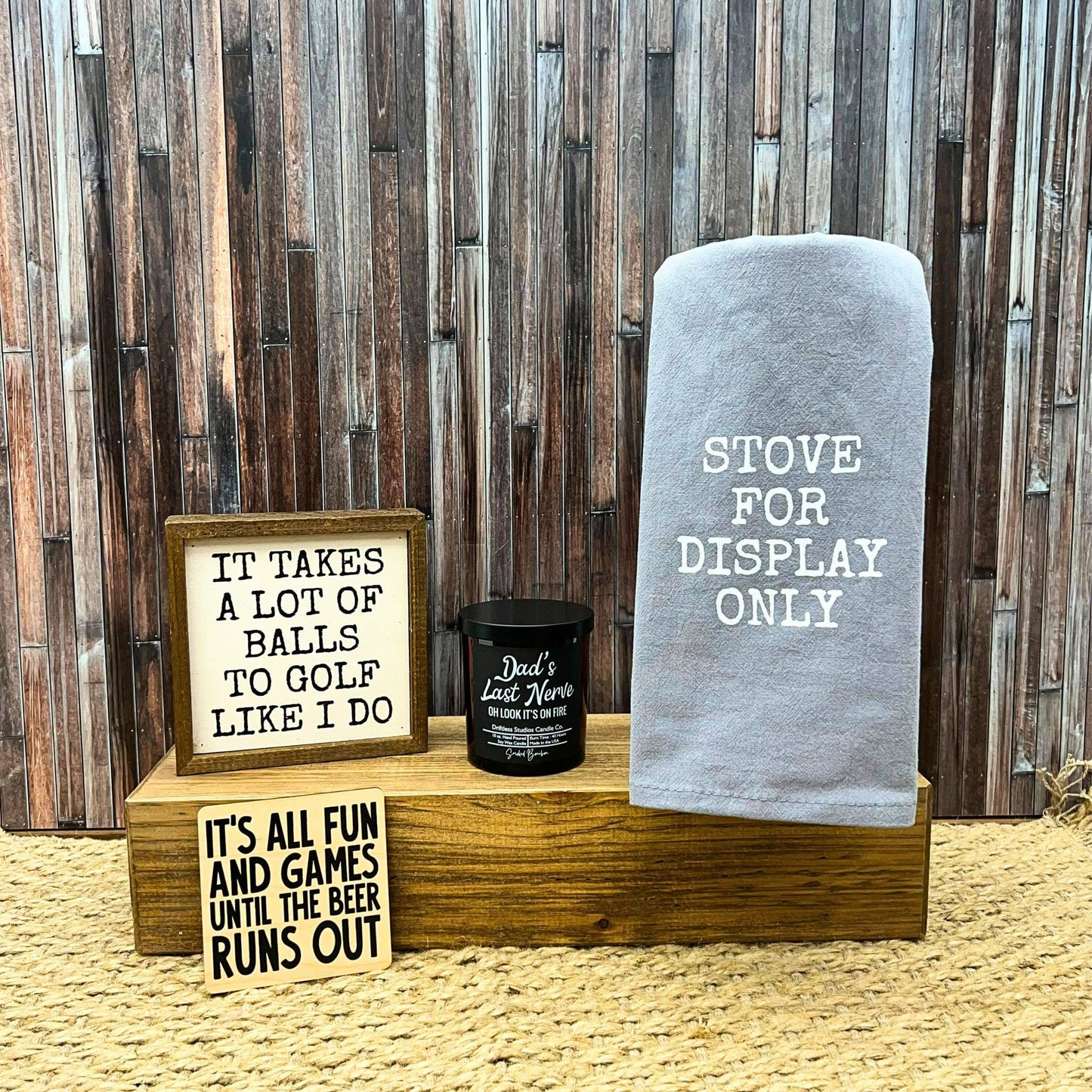 It Takes A Lot Of Golf Balls Funny Men's Gifts Sign