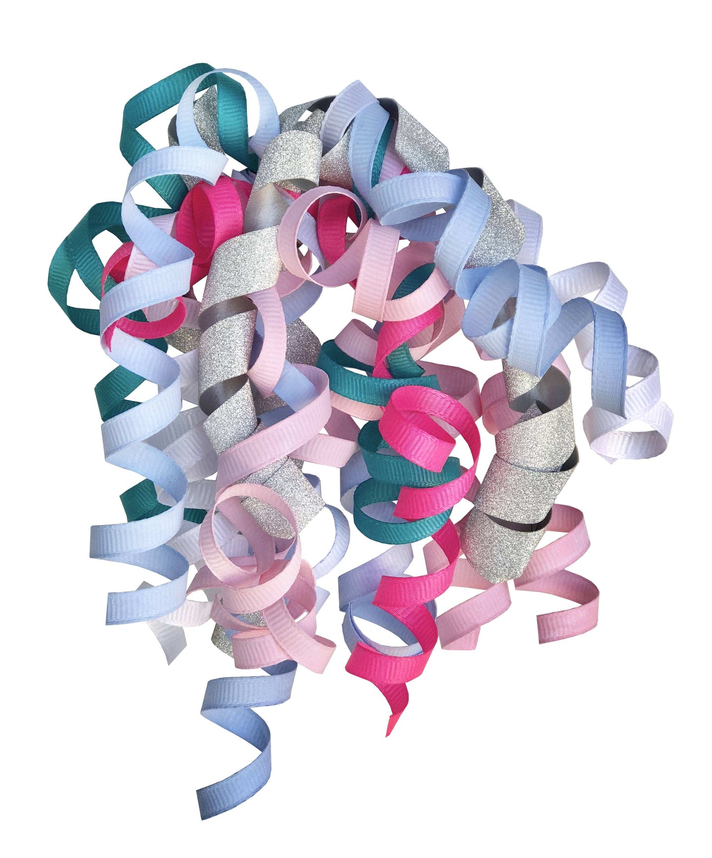 Pastel Grosgrain Mix Bows - Curlies