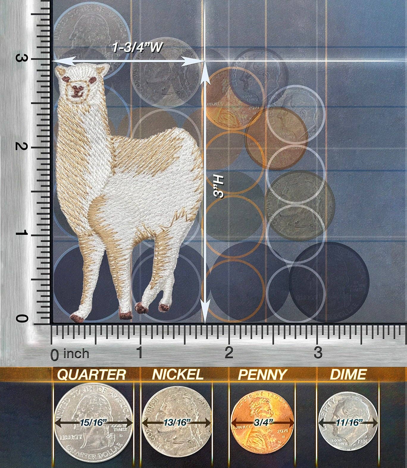 Llama - Alpaca - Embroidered Iron on Patch