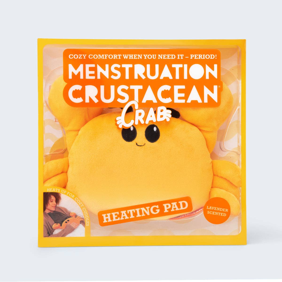 Menstruation Crustacean Crab: Microwaveable Heating Pad for Period Cramps & Muscle Pain