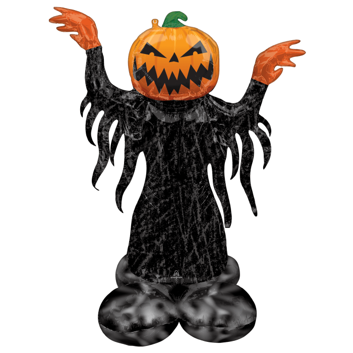 53" Airloonz Pumpkin Ghost Balloon
