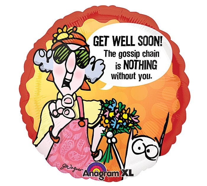 18" Maxine Get Well Soon! Balloon