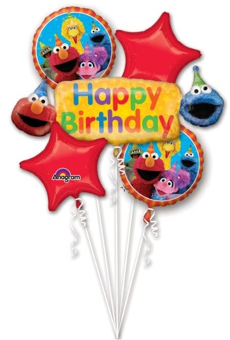Sesame Street Happy Birthday Fun Bouquet Balloon