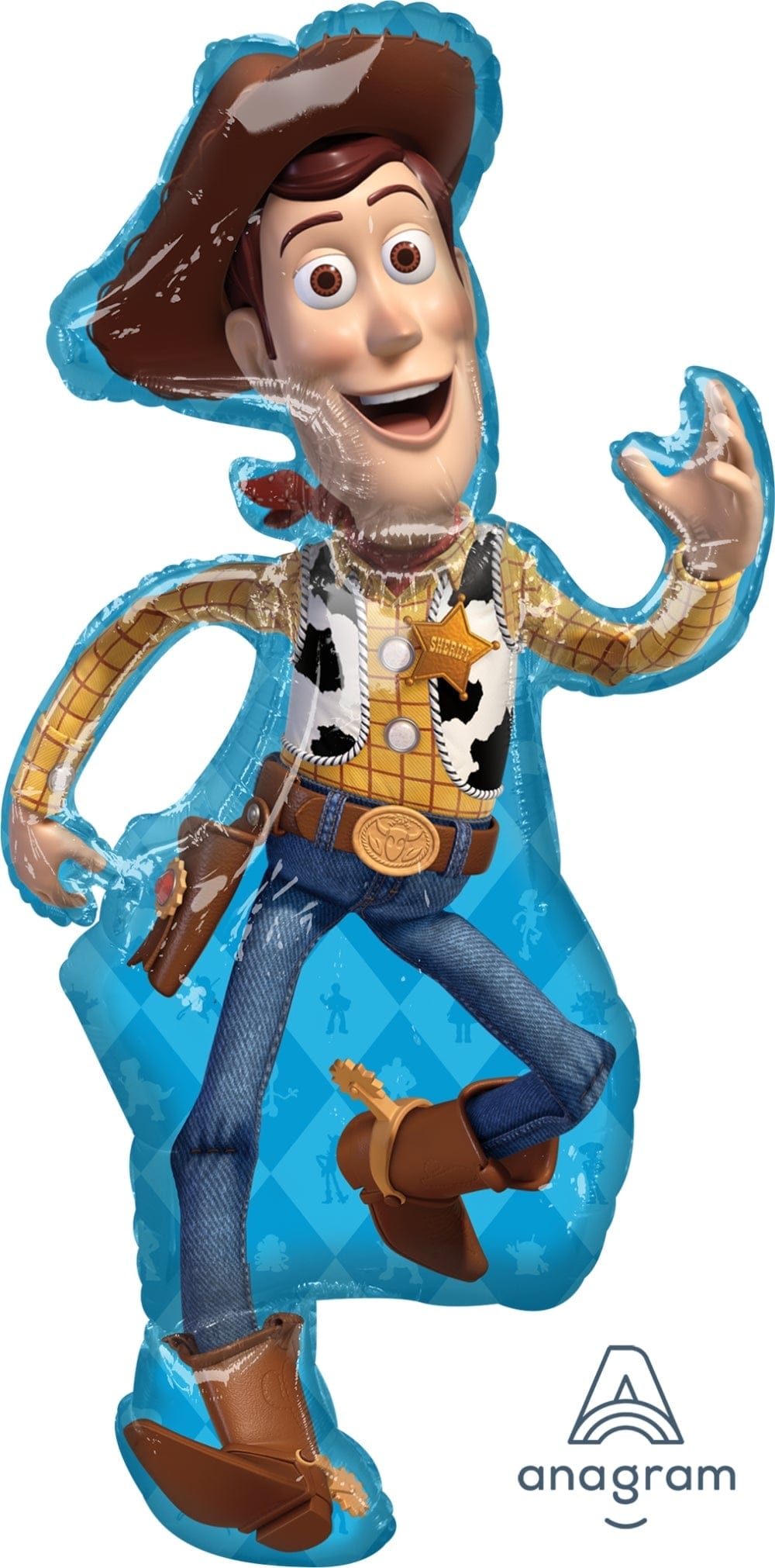 44" Jumbo Toy Story 4 Woody Balloon
