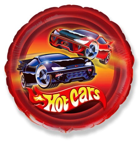 18" Hot Cars Balloon