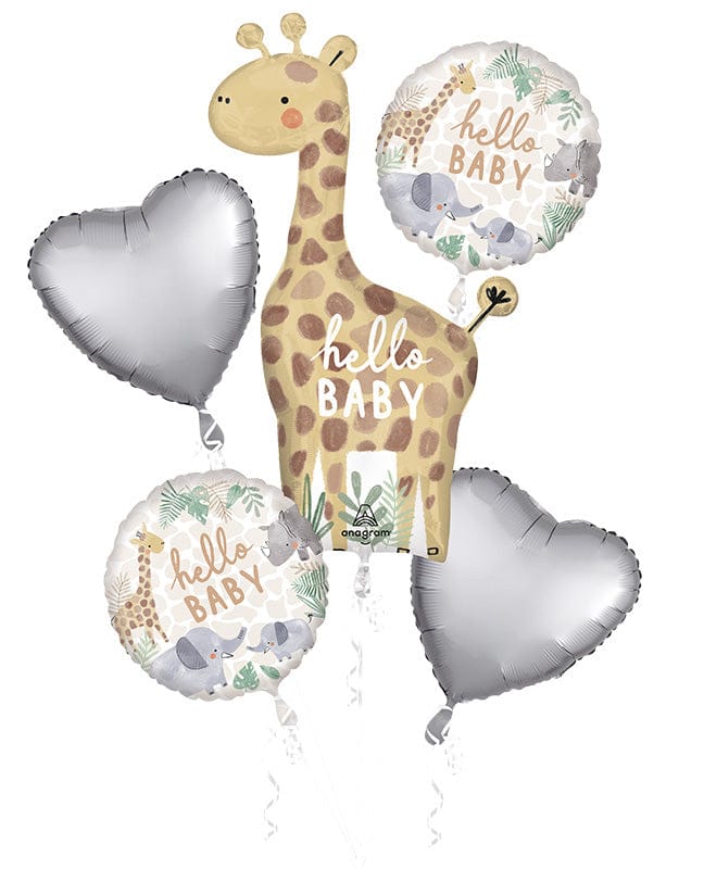 Soft Jungle Baby Bouquet Balloon