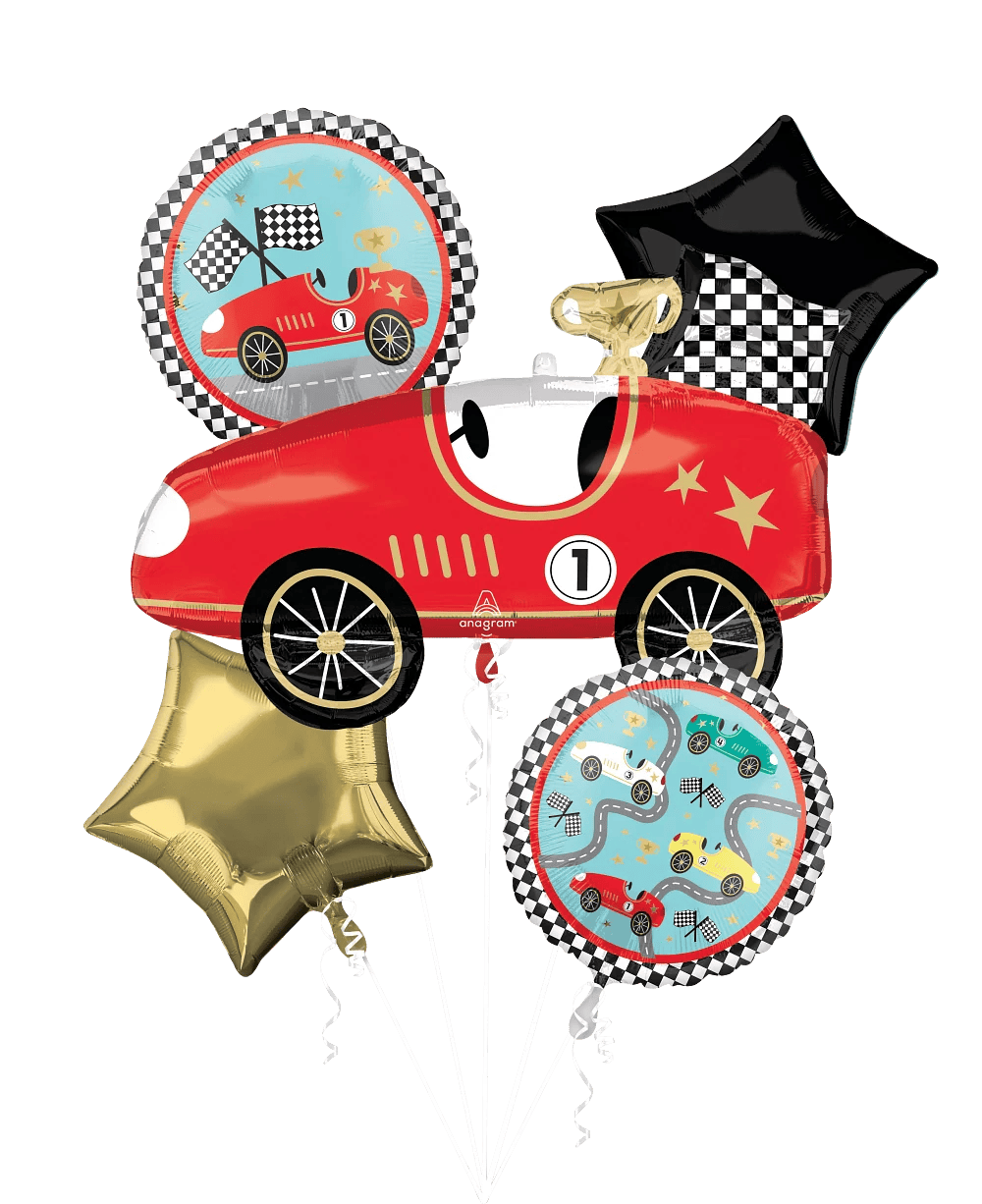 Race Cars Bouquet Balloon