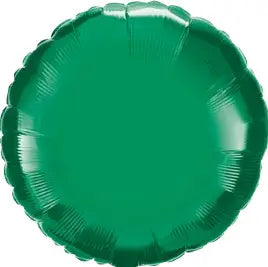18" Emerald Green Circle Balloon