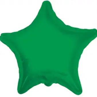 18" Emerald Green Star Balloon