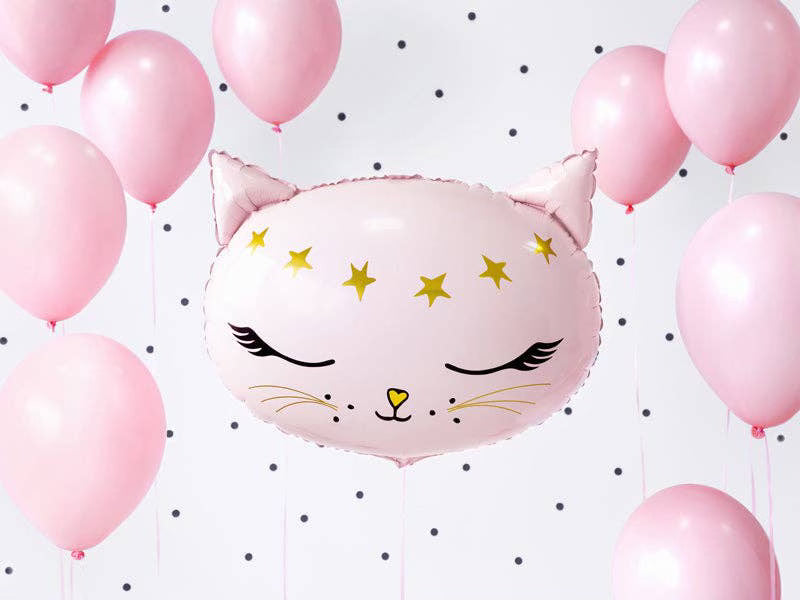 19” Pink Cat Balloon