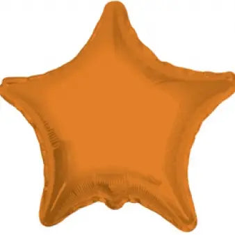 18" Orange Star Balloon