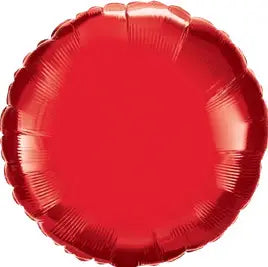 18" Red Circle Balloon