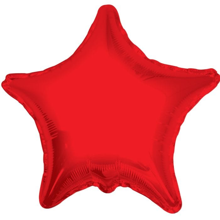 18" Red Star Balloon