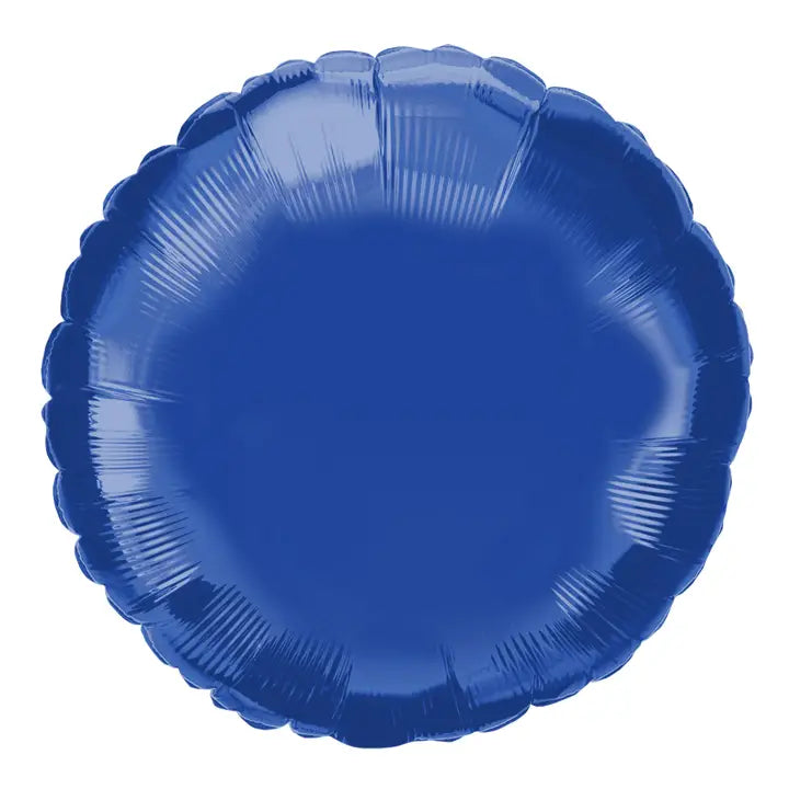 18" Sapphire Blue Circle Balloon