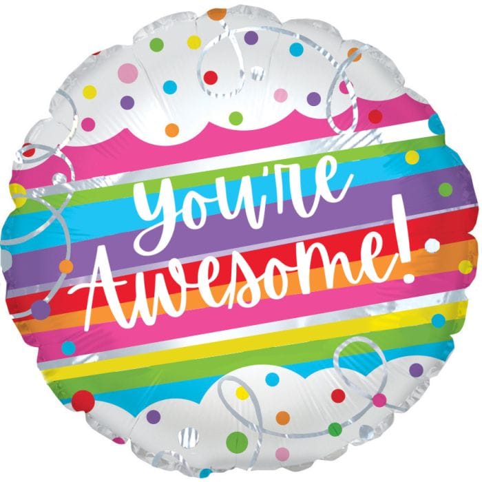 18" You're Awesome Balloon