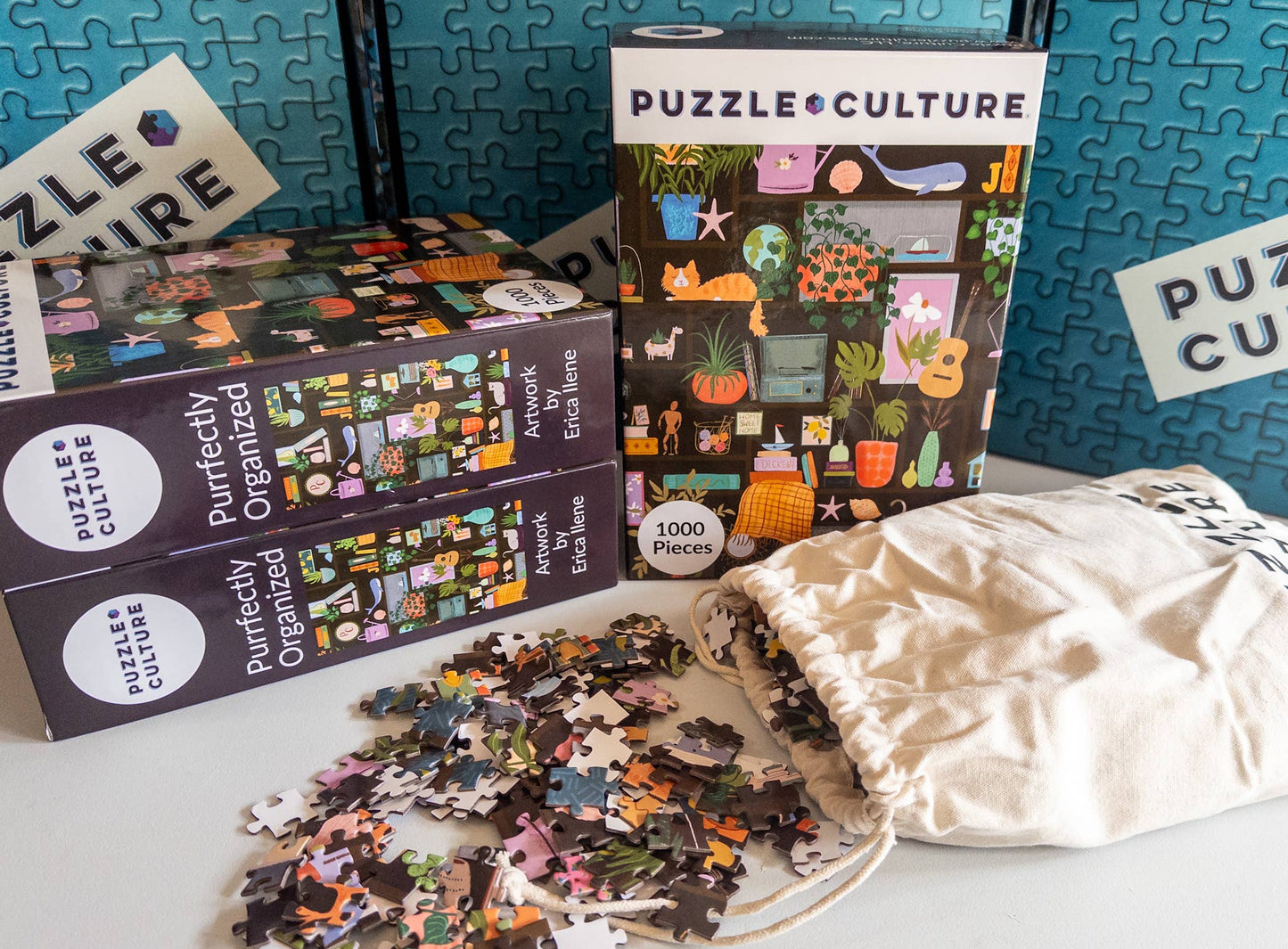Purrfectly Organized Puzzle