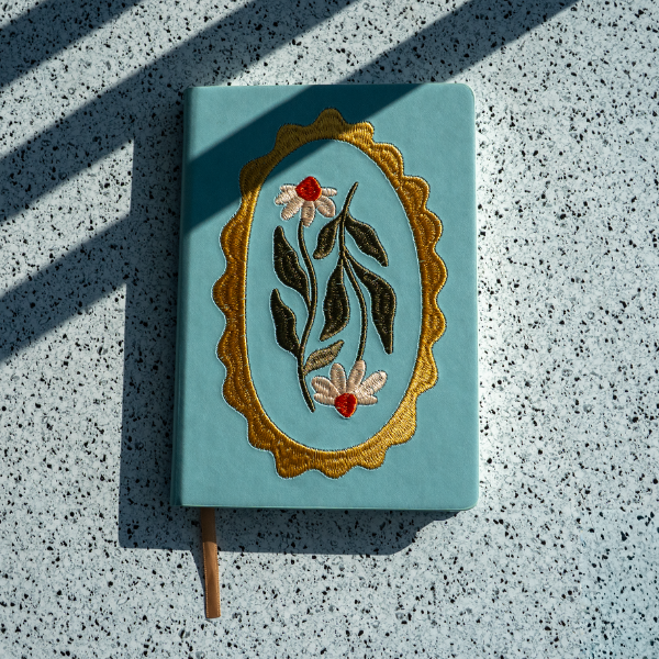 Daisy Frame Hardbound Embroidered Notebook HBE2393L