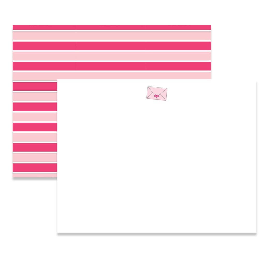 Envelope Flat Notecard Set, set of 8