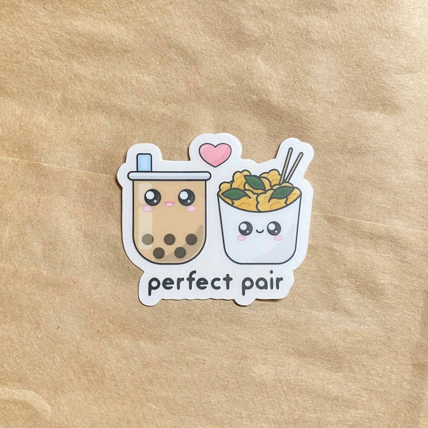 Boba & Popcorn Chicken Perfect Pair Sticker