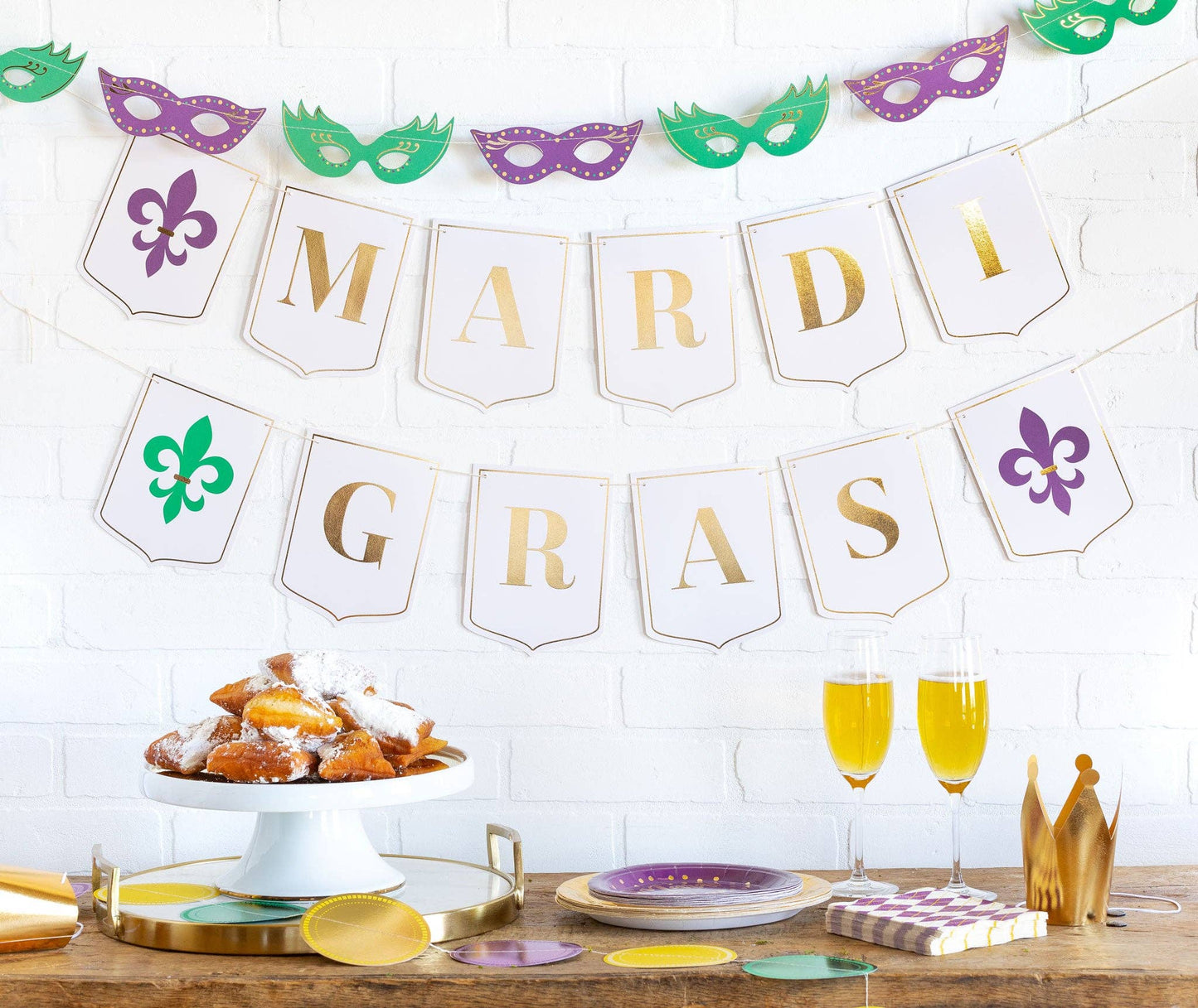 MGP139 - Mardi Gras 5" Napkins