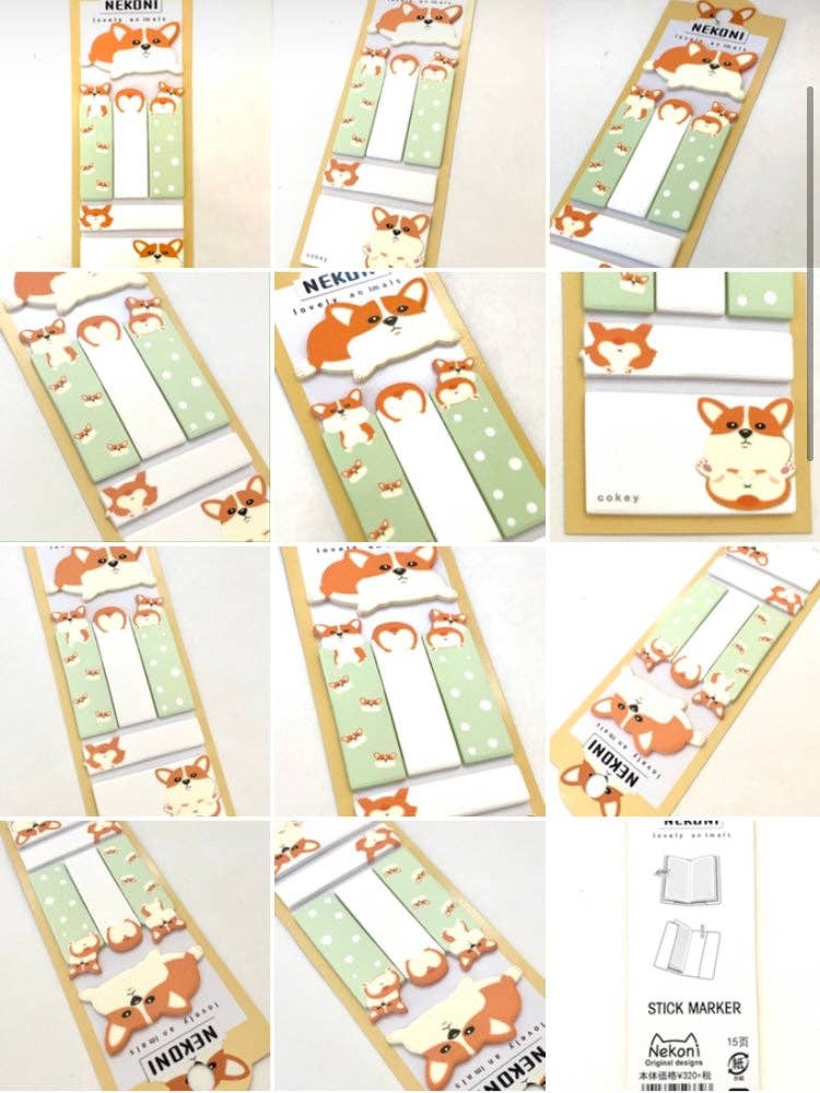 Corgi Sticky Notes