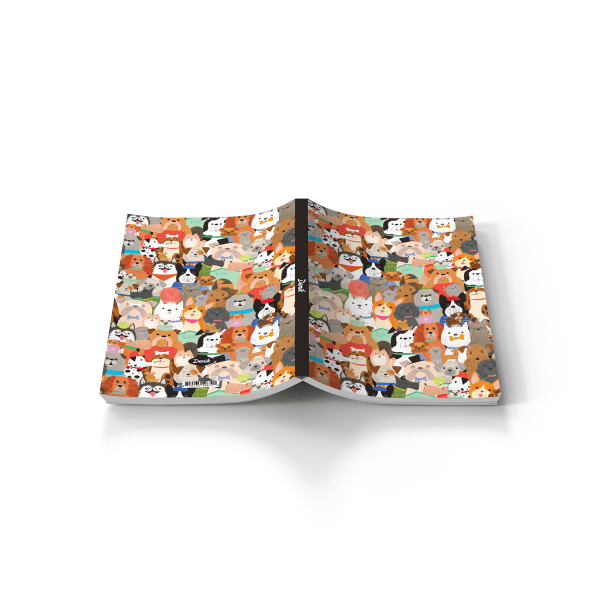 Dog & Puppy Love Classic Layflat Notebook Journal LFC2557L