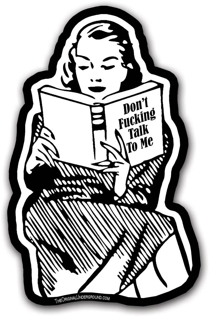 Don't F--king Talk to Me Sticker: Default
