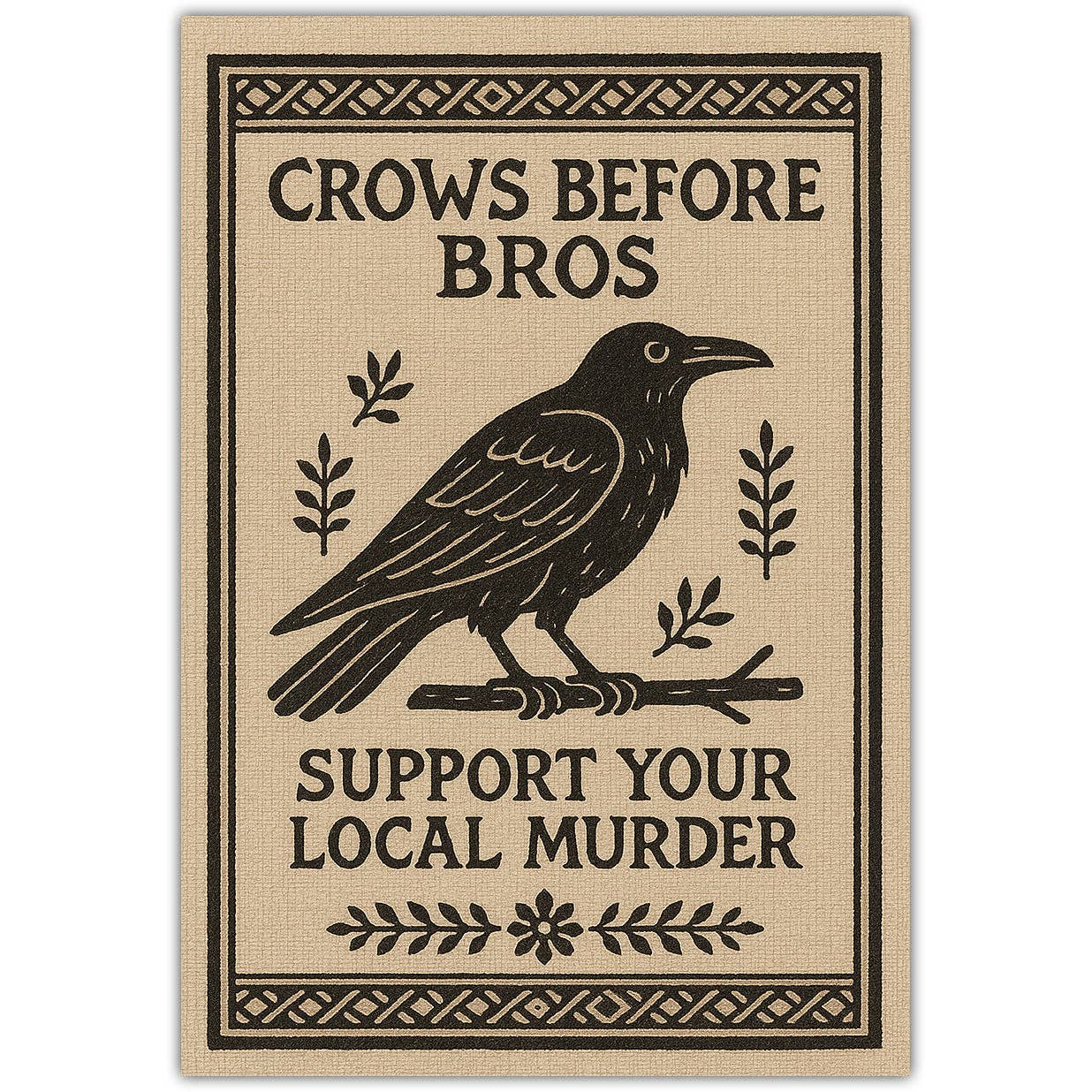 Crows Before Bros Sticker: Default