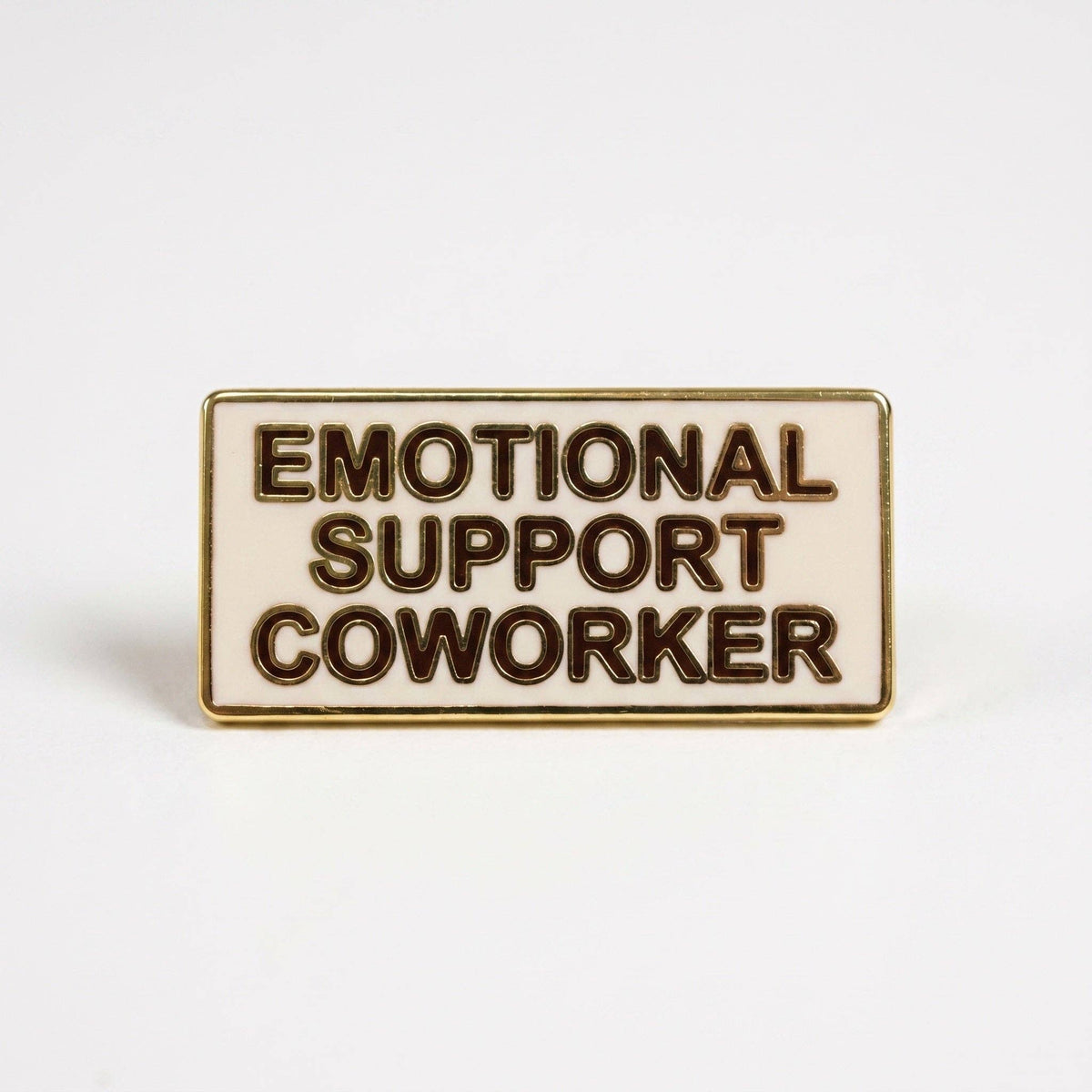 Emotional Support Coworker Pin
