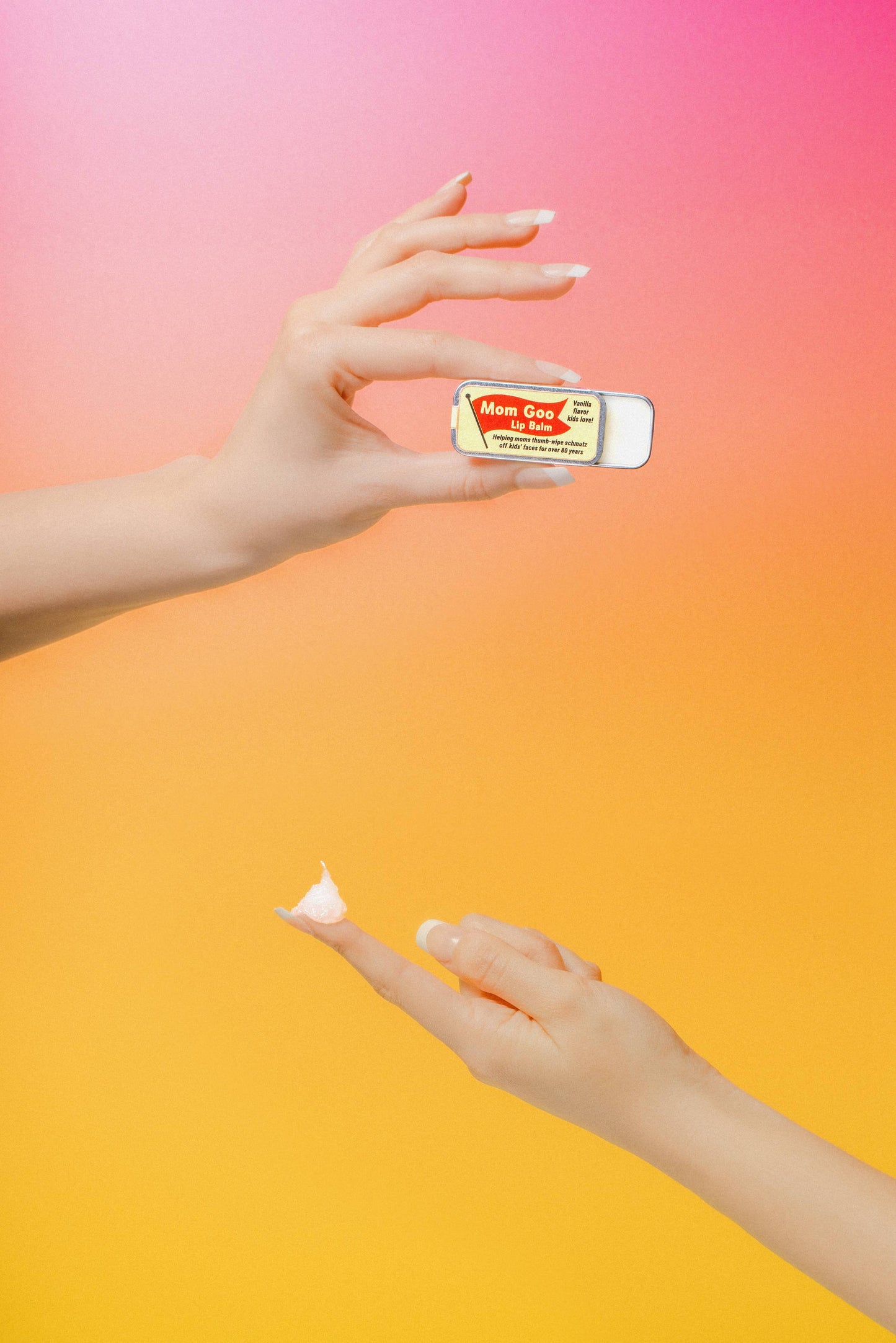 Mom Goo Lip Balm | Funny Old School Tin