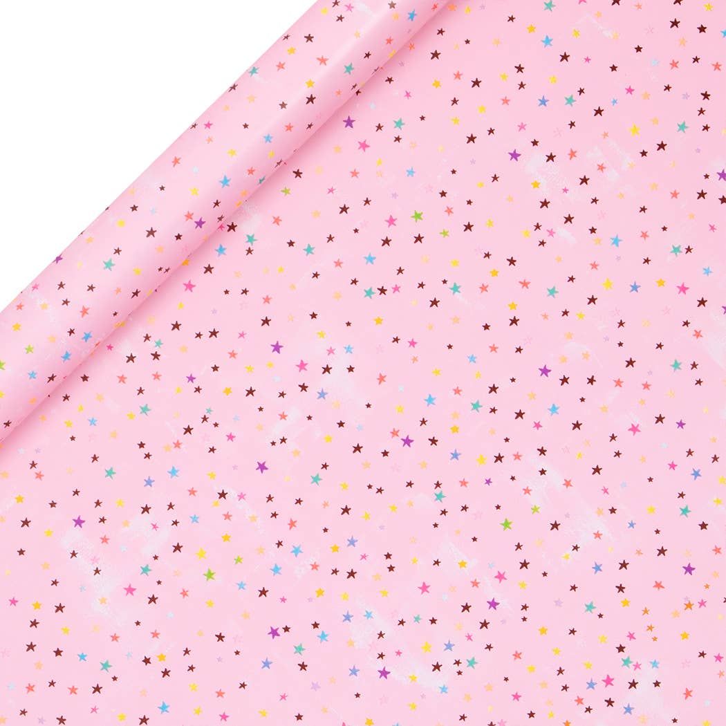 R/WRAP 4M PS STARS PINK