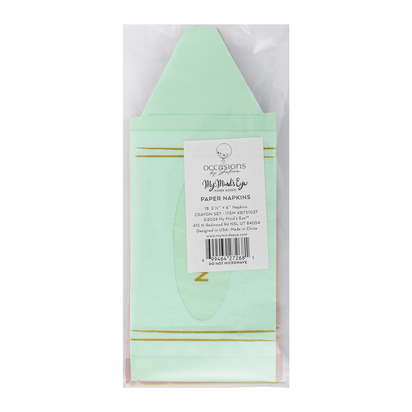 Occasions By Shakira - Crayons Napkin Set