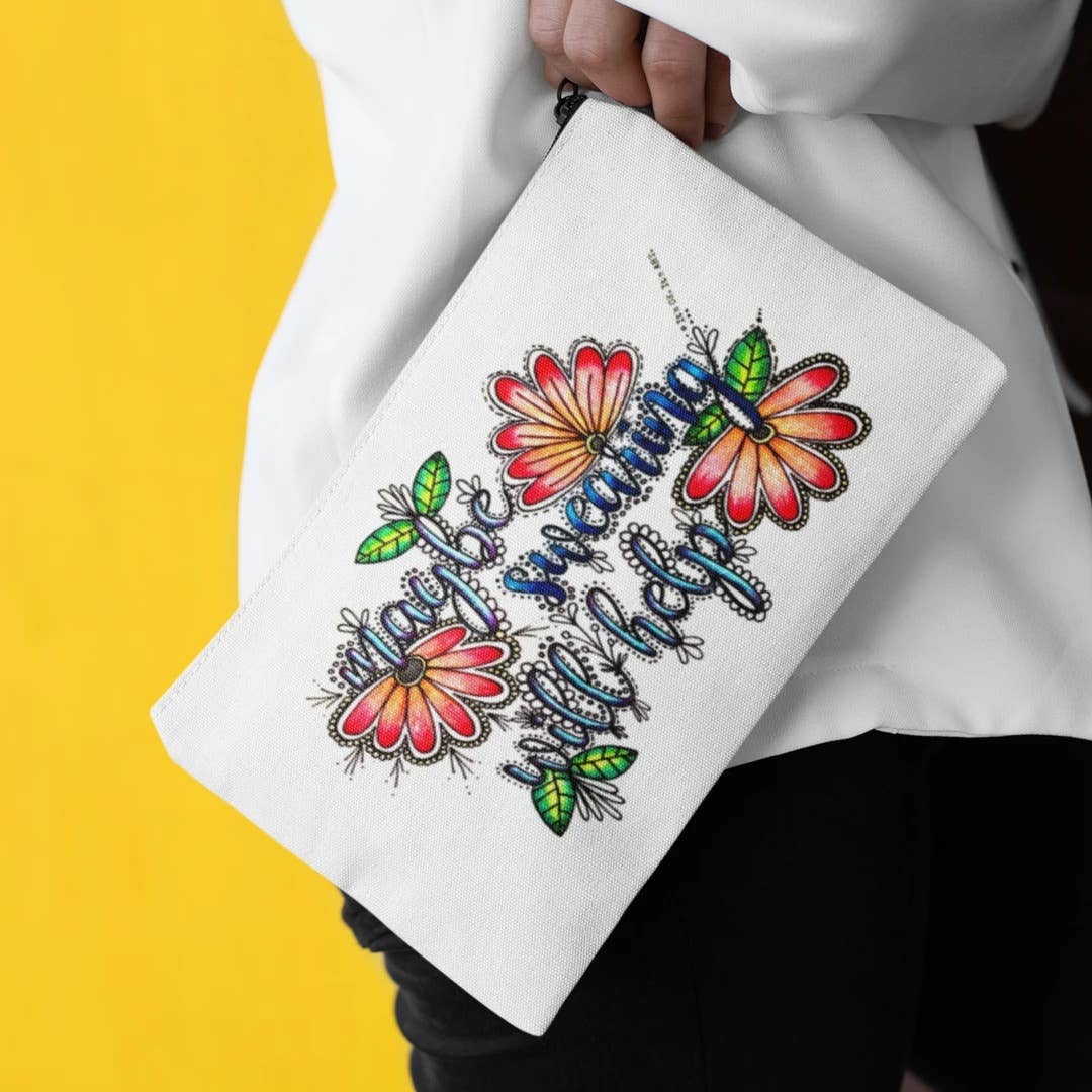 Maybe Swearing Will Help Travel Zip Pouch