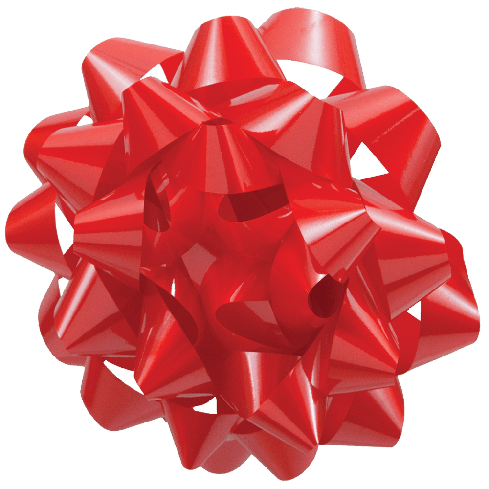 Cherry Red High Gloss Mega Decorative Bow