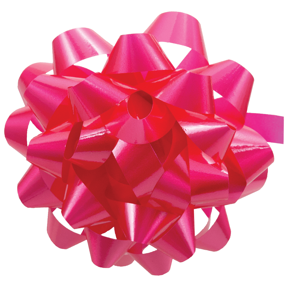 Raspberry High Gloss Mega Decorative Bow