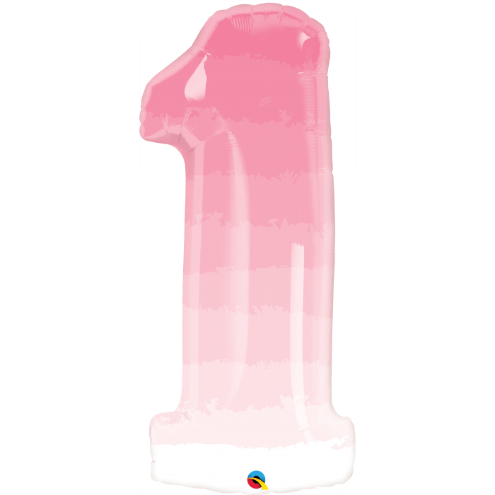 34" Pink Ombre #1 Balloon